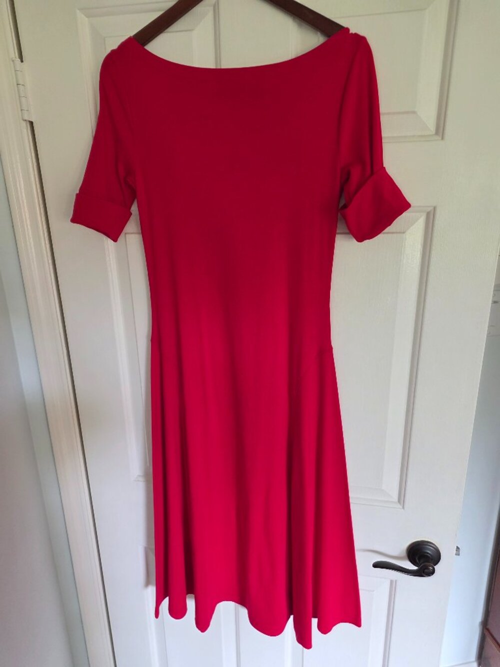 Lauren Ralph‎ Lauren Red Dress Midi flare style size SP